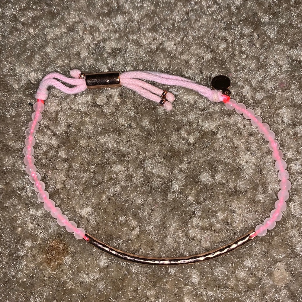 Gorjana Power Gemstone bracelet in Rose Gold